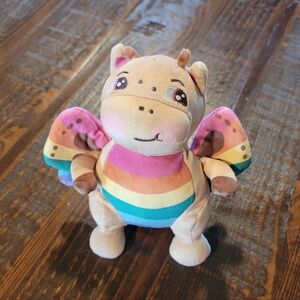 Moriah Elizabeth Rosie Rainbow Dragon Plush Series 1 Mini Mystery Blind Box 6"